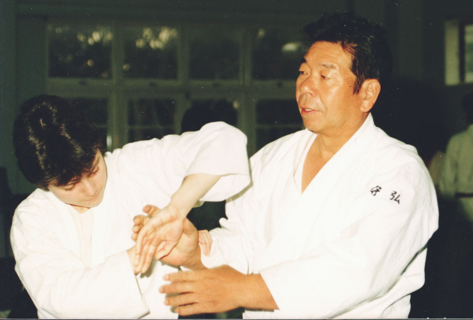 Saito Sensei demonstrating